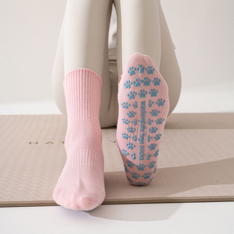 Non-Slip Yoga Socks with Embroidery