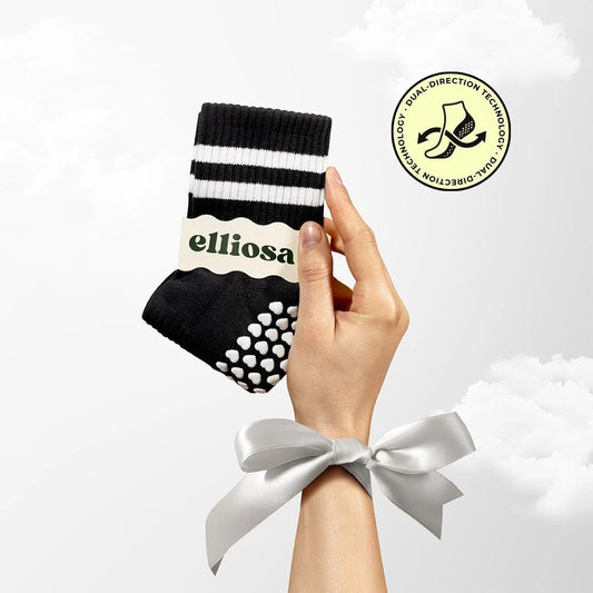 Non-Slip Yoga Socks with Embroidery